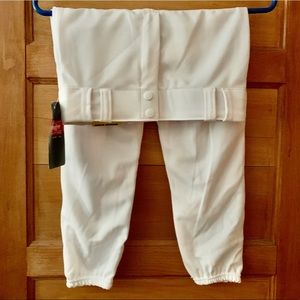 Rawlings white baseball pants size medium